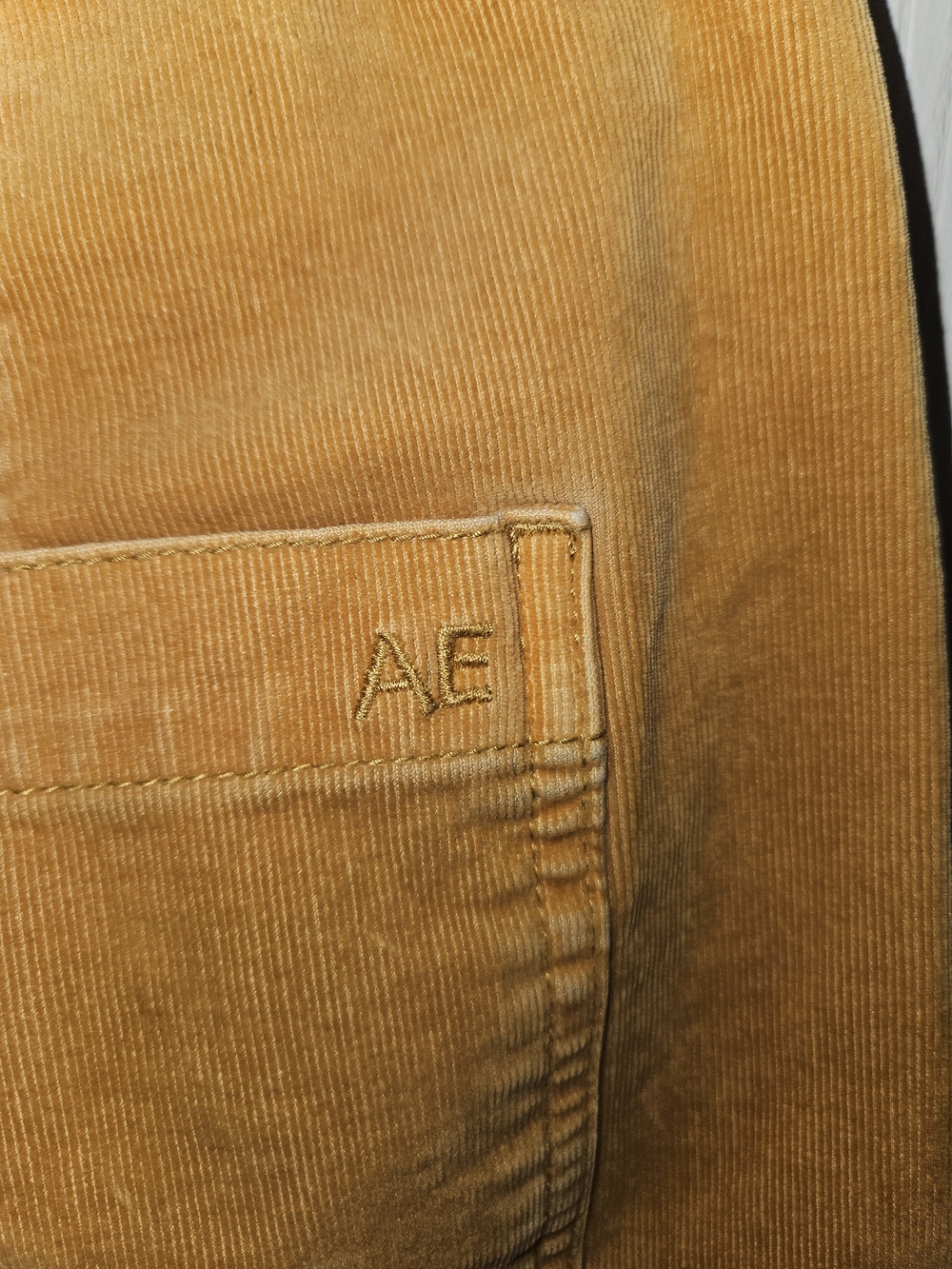 American Eagle Outfitters Corduroy Mini Skirt in Mustard Yellow - Picture 3 of 5